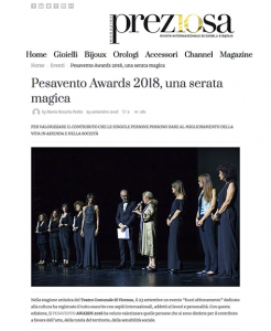 Preziosa Magazine - 29/09/2018