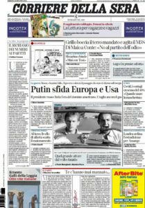 Corriere della Sera 18/06/2022