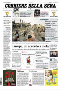 IO Donna &quot;Corriere della Sera&quot; - 9/12/23 